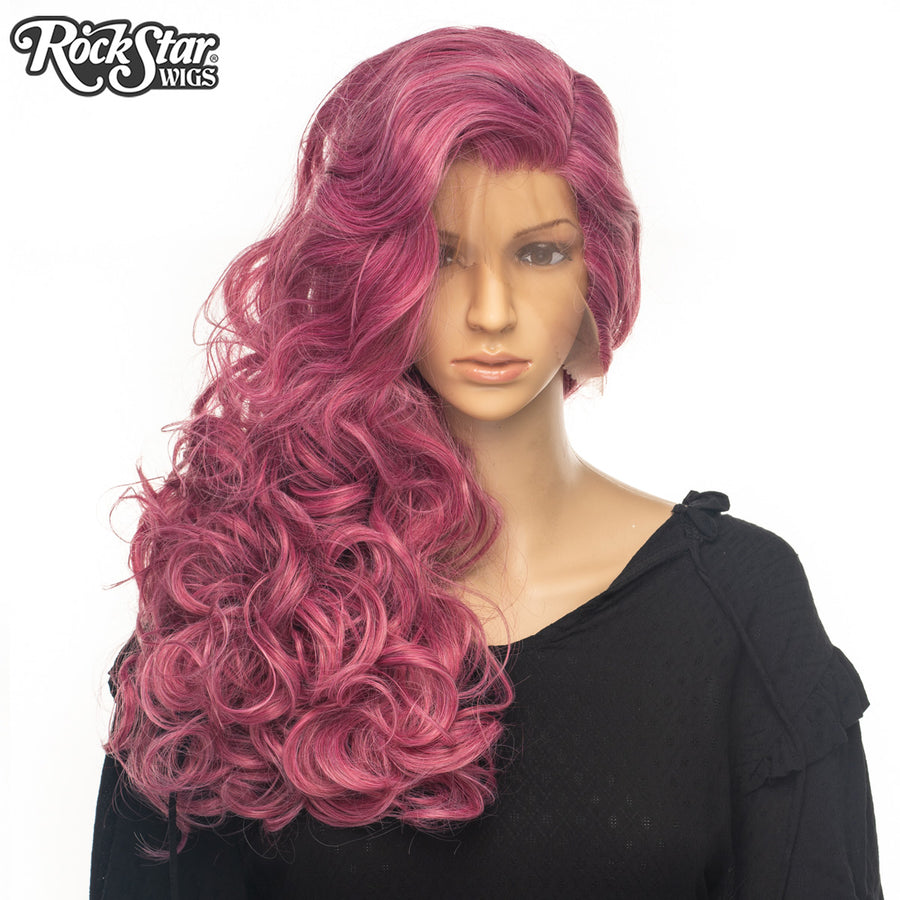 Lace Front Peek-A-Boo - Rose Plum-00584