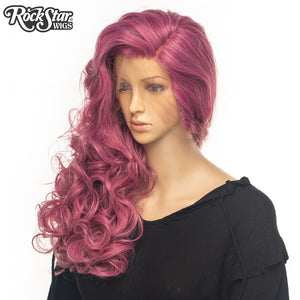 Lace Front Peek-A-Boo - Rose Plum-00584