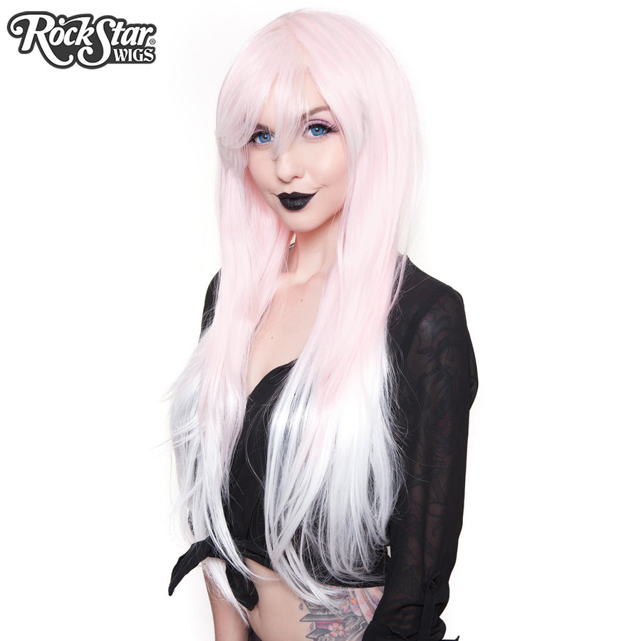 RockStar Wigs® <br> Ombre Alexa™ Collection - Pink to White Fade-00202