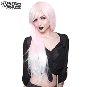 RockStar Wigs® <br> Ombre Alexa™ Collection - Pink to White Fade-00202