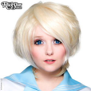 Cosplay Wigs USA™ <br> Boy Cut Long - Platinum Blonde -00281