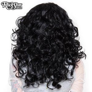 Lace Front 20" Medium Curly - Jem Black - 00771