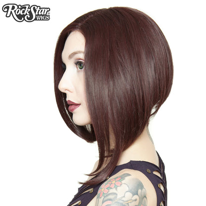 Lace Front Long Sleek Bob - Black Rose - 00761