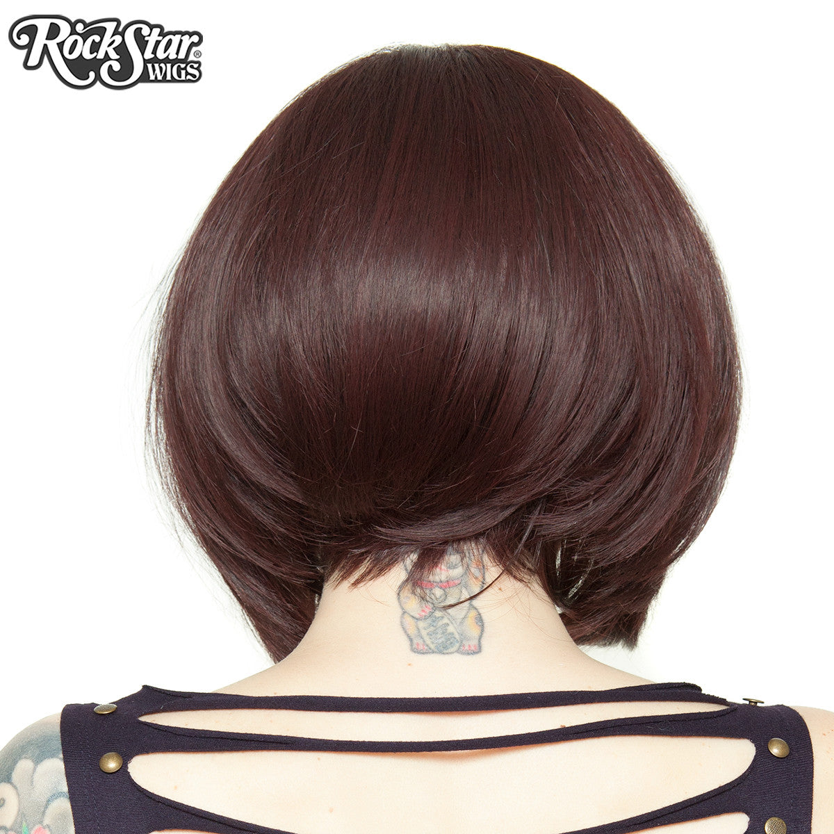 Lace Front Long Sleek Bob - Black Rose - 00761