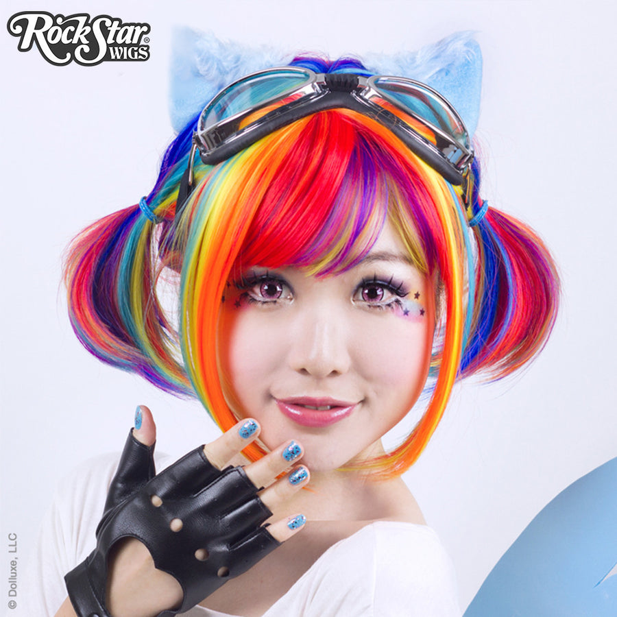 RockStar Wigs® <br> Rainbow Rock™ Collection - Rainbow Bob-00220