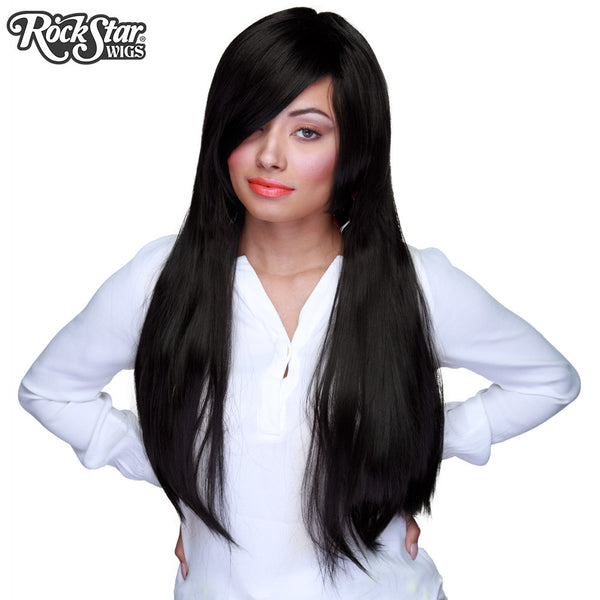 Cosplay Wigs USA™ <br> Straight 70cm/28" - Black -00337