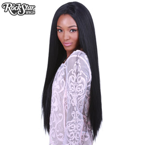 Lace Front Yaki Straight 32" - Black- 00591