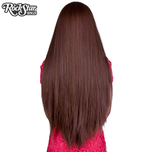 Lace Front Yaki Straight 32" - Chestnut Brown Mix- 00592