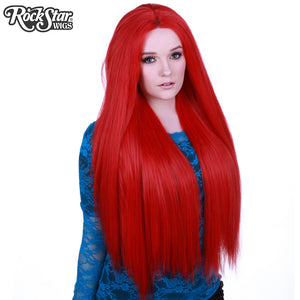 Lace Front Yaki Straight 32" - Red- 00588