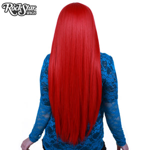 Lace Front Yaki Straight 32" - Red- 00588