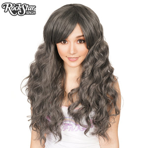 Gothic Lolita Wigs® <br> Classic Wavy Lolita™ Collection - Dark Grey Mix  -00375