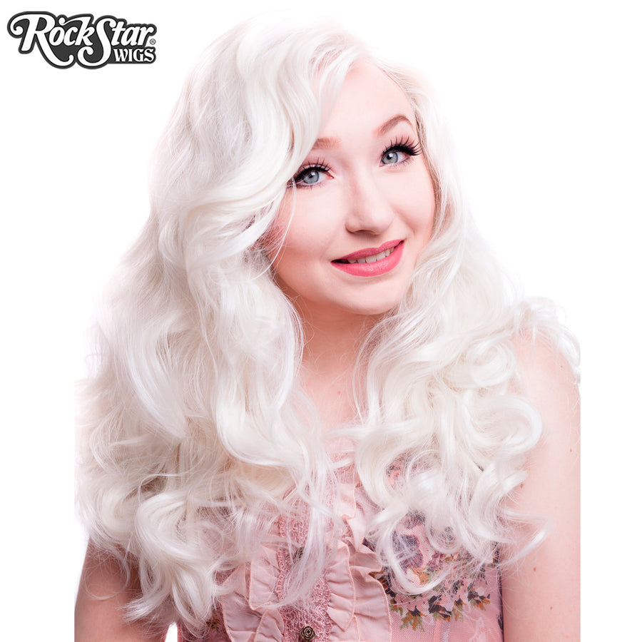 Lace Front Peek-A-Boo - White Platinum Blonde -00724