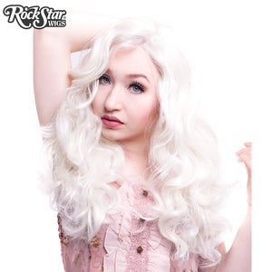 Lace Front Peek-A-Boo - White Platinum Blonde -00724