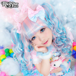 Gothic Lolita Wigs® <br> Baby Dollight™ Collection - 00013  Pink & Blue Blend